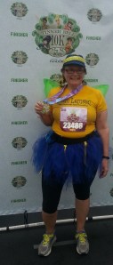 I ran the Tinkerbell 10K dressed as a Lemonade Stand Fairy