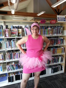 The Pink Fairy was at the Logan Lake Library on May 14th, 2015.