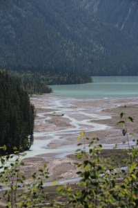 Kinney Lake from the trail to Whitehorn